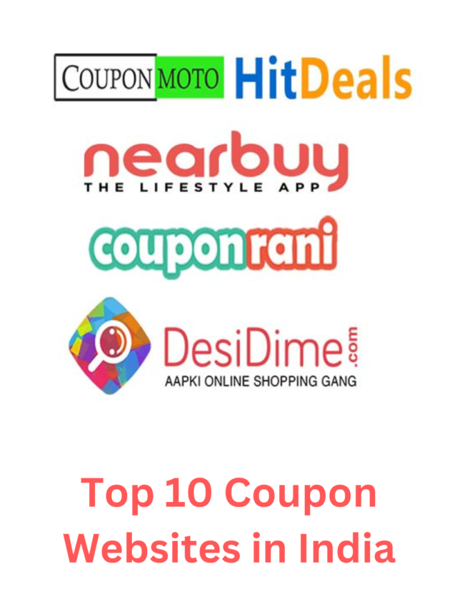 Top 10 Coupon Websites in India